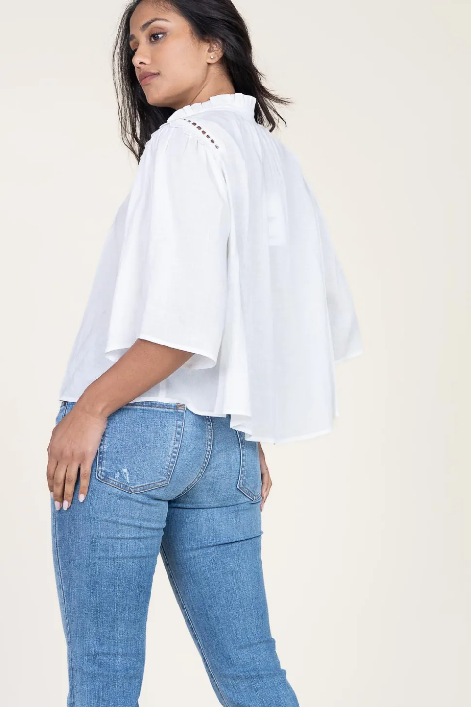 Outlet Suncoo Openwork Blouse Love | White... | | Little Soho