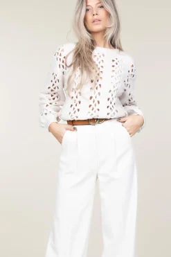 Fashion Dante 6 Openwork Cable Sweater Gennia | Natural... | | Little Soho