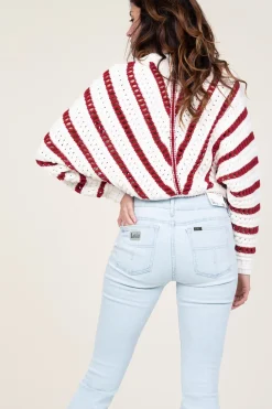 Clearance ba&sh Openwork Cotton Sweater Gardy | Natural... | | Little Soho