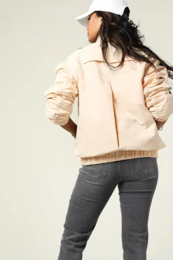 Outlet Patrizia Pepe Oversized Bomber Jacket Freya | Natural... | | Little Soho