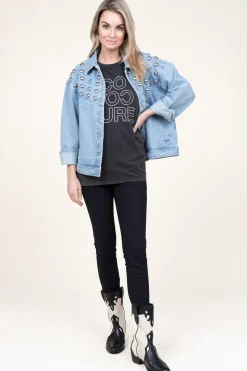 Best Sale Co'Couture Oversized Logo T-Shirt Outline | Black... | | Little Soho