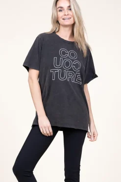 Best Sale Co'Couture Oversized Logo T-Shirt Outline | Black... | | Little Soho