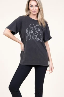 Best Sale Co'Couture Oversized Logo T-Shirt Outline | Black... | | Little Soho