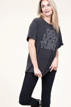 Best Sale Co'Couture Oversized Logo T-Shirt Outline | Black... | | Little Soho