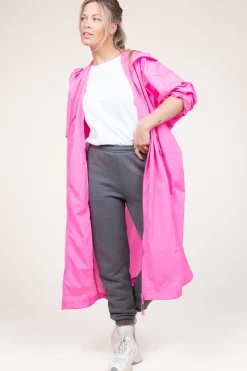 Outlet American Vintage Oversized Raincoat Ikino | Pink... | | Little Soho