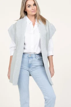 Best Alter Ego Oversized Reversible Lammy Waistcoat Cheryl | Green... | | Little Soho