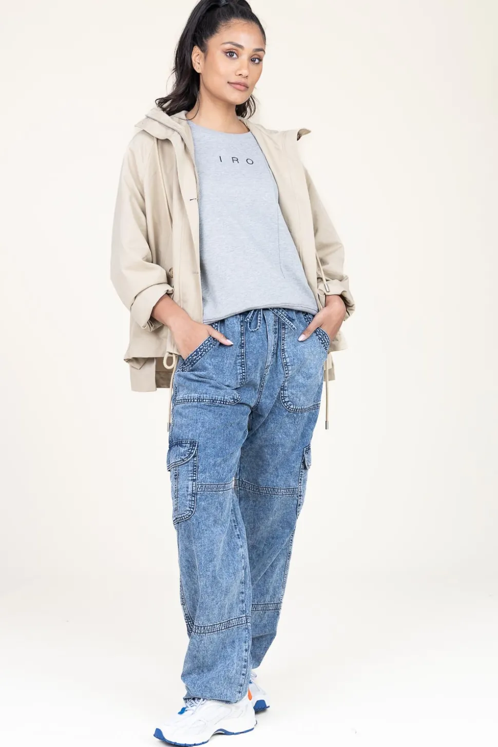 Fashion IRO Oversized Sweater Edea | Grey... | | Little Soho