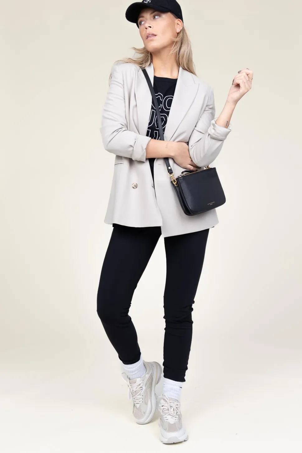 New Co'Couture Oversized T-Shirt With Logo Outline | Black... | | Little Soho