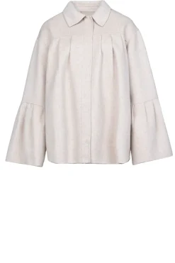 Sale STUDIO AR Oversized Wool Mix Cape Jacket Arte | Beige... | | Little Soho