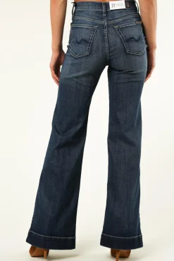Clearance 7 For All Mankind Palazzo Jeans Dojo L34 | Blue... | | Little Soho
