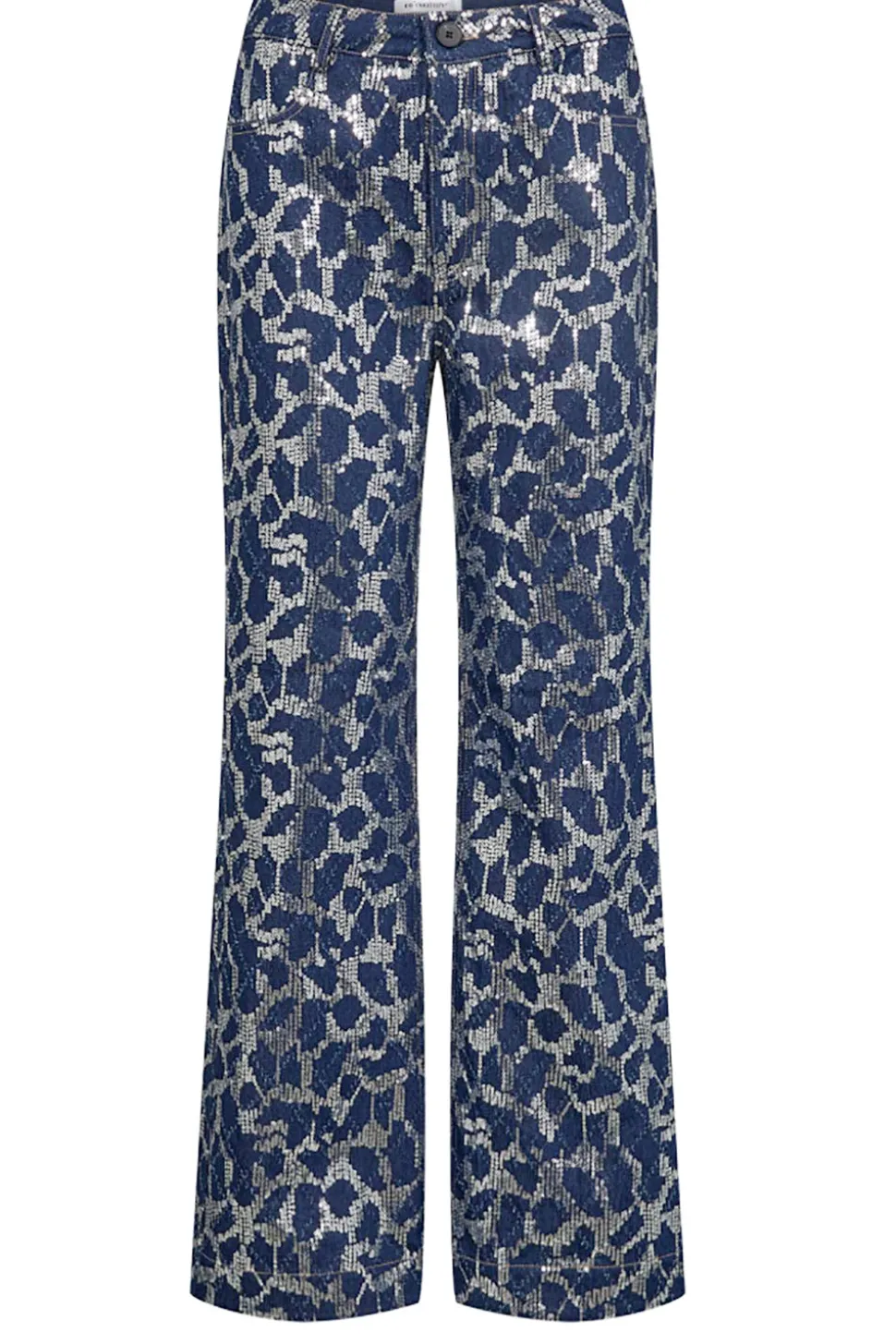Outlet Co'Couture Pants With Sequins Segal | Blue... | | Little Soho