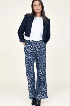 Outlet Co'Couture Pants With Sequins Segal | Blue... | | Little Soho