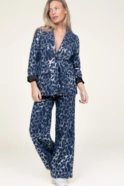 Outlet Co'Couture Pants With Sequins Segal | Blue... | | Little Soho