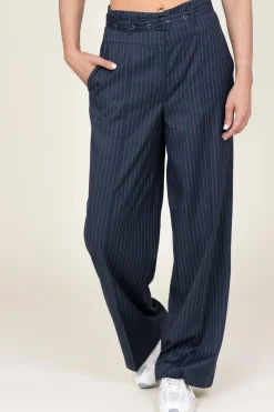Fashion Co'Couture Pinstripe Trousers Blue | Blue... | | Little Soho