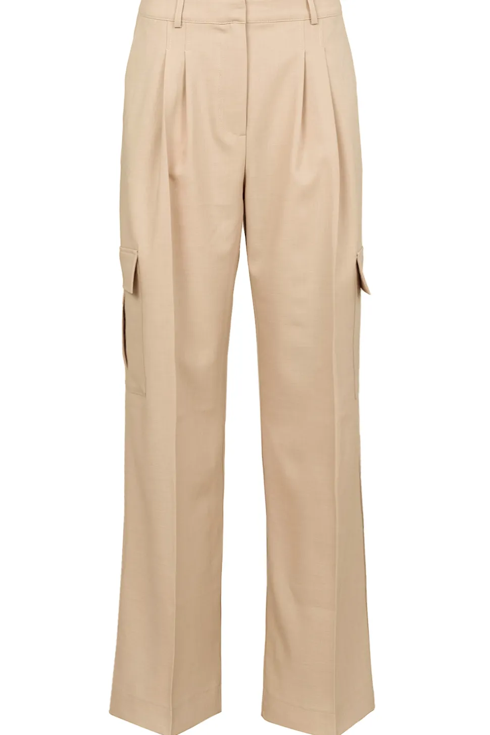 Store Herskind Pleated Cargo Trousers Louise | Beige... | | Little Soho