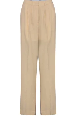 Cheap Herskind Pleated Trousers With Slit Rupert | Beige... | | Little Soho