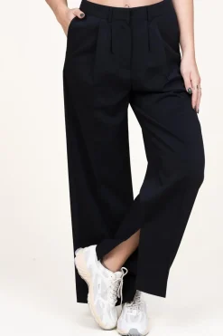 Discount Herskind Pleated Trousers With Slit Rupert | Black... | | Little Soho