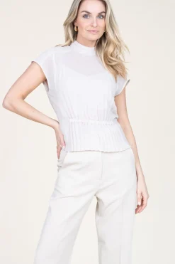 Fashion Dante 6 Plisse Top Penelope | Natural... | | Little Soho