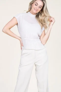 Fashion Dante 6 Plisse Top Penelope | Natural... | | Little Soho