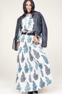 Best Antik Batik Poplin Blouse With Print Muguet | White... | | Little Soho