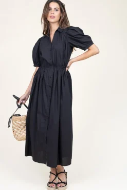 Best Sale Liu Jo Poplin Button Through Dress With Pockets Paceco | Black... | | Little Soho