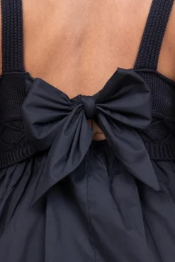 Clearance Liu Jo Poplin Crochet Mini Dress Marsala | Black... | | Little Soho