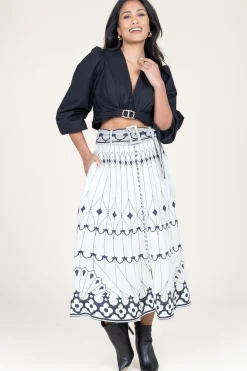 Cheap Twinset Poplin Cropped Top Zoela | Black... | | Little Soho