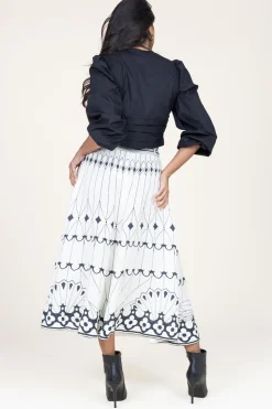 Cheap Twinset Poplin Cropped Top Zoela | Black... | | Little Soho