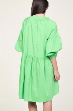 Cheap Devotion Poplin Dress Izoldi | Green... | | Little Soho