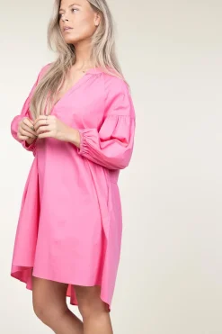 Online Devotion Poplin Dress Izoldi | Pink... | | Little Soho