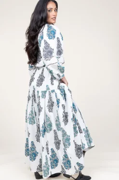 Best Antik Batik Poplin Maxi Skirt With Print Muguet | White... | | Little Soho