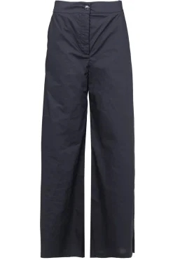 Clearance Suncoo Poplin Wide Leg Trousers Johan | Black... | | Little Soho