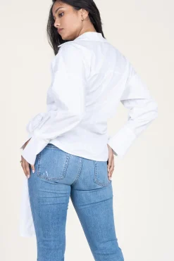 Cheap Devotion Poplin Wrap Top Ramona | White... | | Little Soho