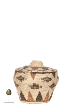 Best Little Soho Living Printed Rattan Basket Abbey - Small | Natural... | | Little Soho