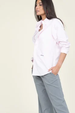 Hot Mercer Recycled Cotton Blouse The Oxford | Pink... | | Little Soho