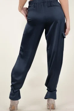 Shop Dante 6 Satin Cargo Pants Harlow | Blue... | | Little Soho