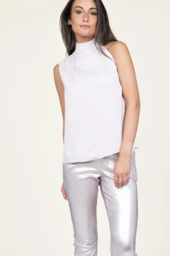 Sale Ibana Satin Halter Top Tora | Pink... | | Little Soho