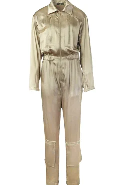 Cheap Mes Demoiselles Satin Jumpsuit Silim | Green... | | Little Soho