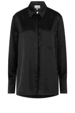 Clearance Dante 6 Satin Oversized Blouse Louda | Black... | | Little Soho