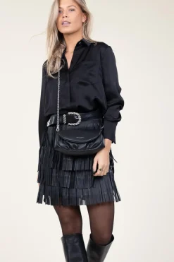 Clearance Dante 6 Satin Oversized Blouse Louda | Black... | | Little Soho