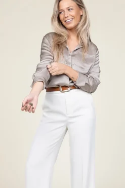 Best Sale Dante 6 Satin Oversized Blouse Louda | Taupe... | | Little Soho