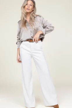 Best Sale Dante 6 Satin Oversized Blouse Louda | Taupe... | | Little Soho