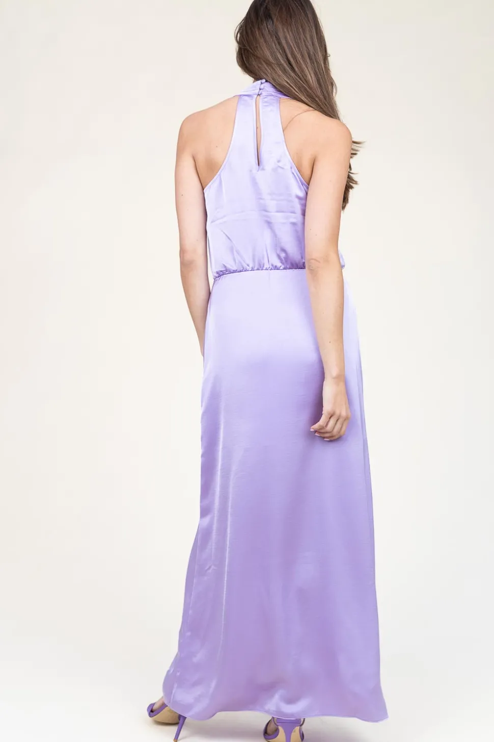 Clearance Dante 6 Satin Stretch Maxi Dress Marryme | Purple... | | Little Soho