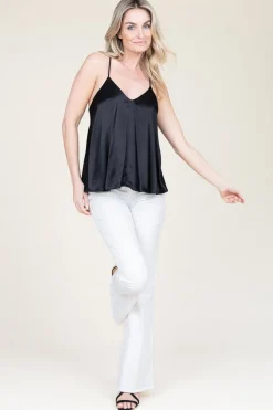 Sale Greek Archaic Kori Satin Top Andelusia | Black... | | Little Soho