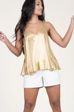 Cheap Greek Archaic Kori Satin Top Andelusia | Gold... | | Little Soho