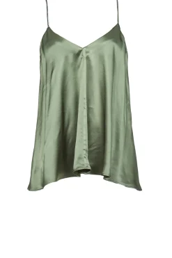 Sale Greek Archaic Kori Satin Top Andelusia | Green... | | Little Soho