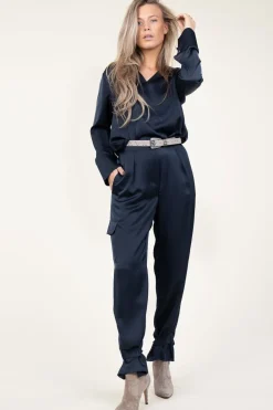 Hot Dante 6 Satin Top Bodil | Blue... | | Little Soho