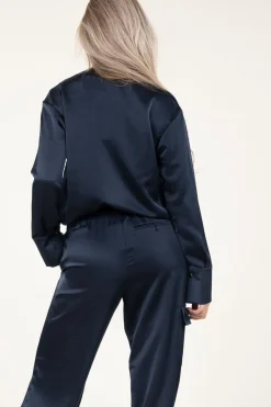 Hot Dante 6 Satin Top Bodil | Blue... | | Little Soho