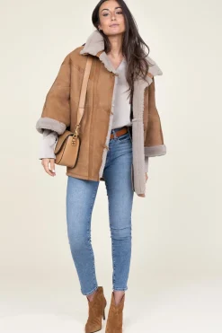 Outlet Dante 6 Satin Top Bodil | Taupe... | | Little Soho