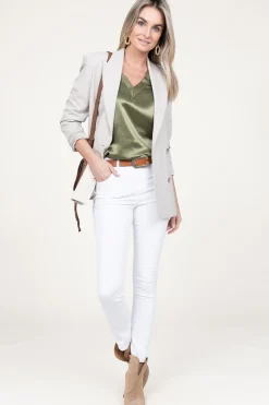 Outlet Greek Archaic Kori Satin Top Monte Carlo | Green... | | Little Soho